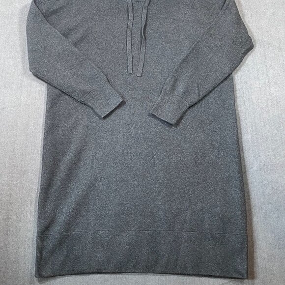 Madewell Womens Gray Hooded Sweater Dress Size S Cotton Blend - Picture 7 of 10